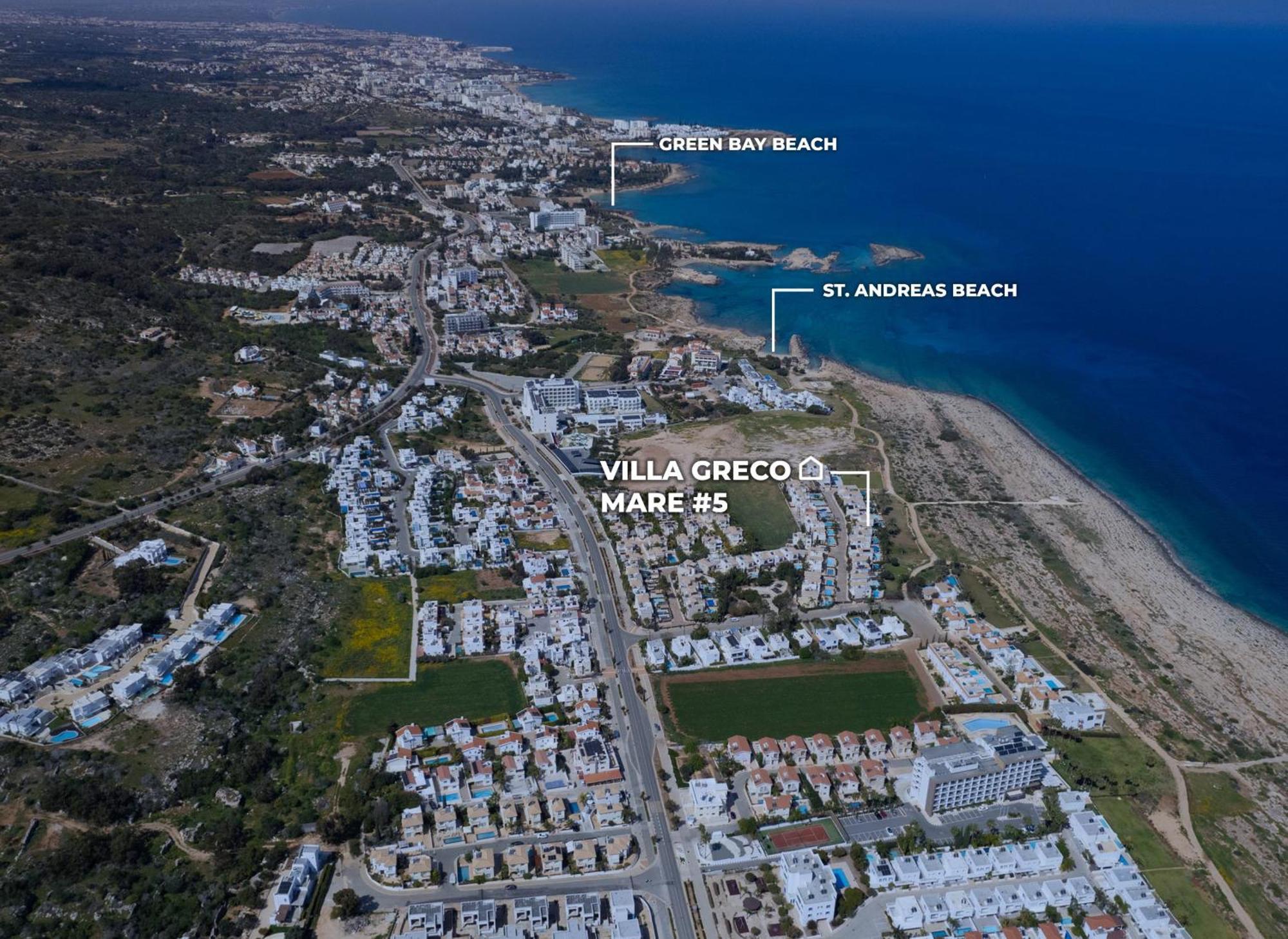 Villa Greco Mare #5 Protaras Eksteriør billede